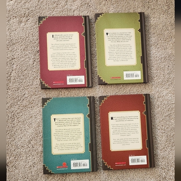 📚 Minecraft Handbook Collection – 4 Book Set - preowned, like new condition - Picture 7 of 12
